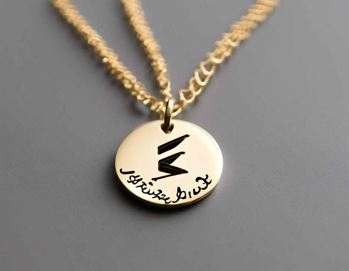 Personalize Your Style with a Hebrew Name Necklace