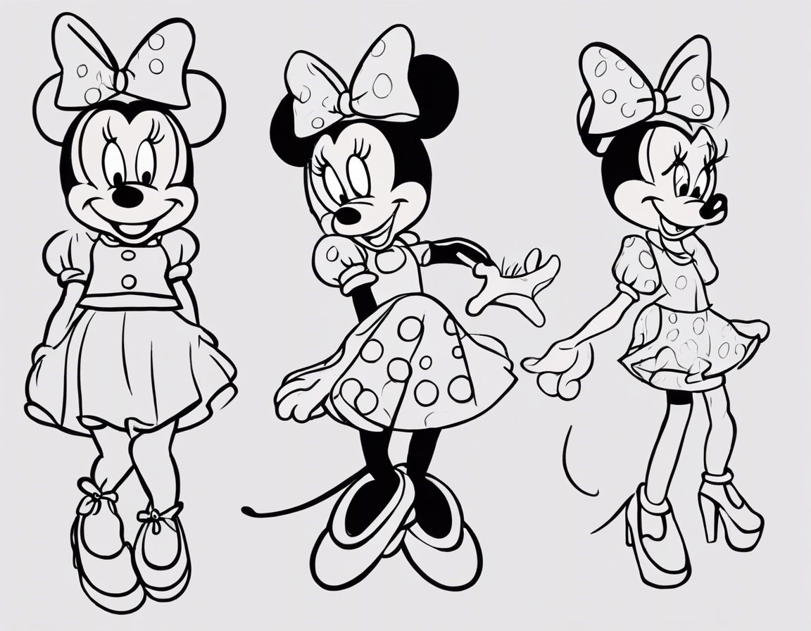 Step-by-Step Guide: Drawing Minnie Mouse