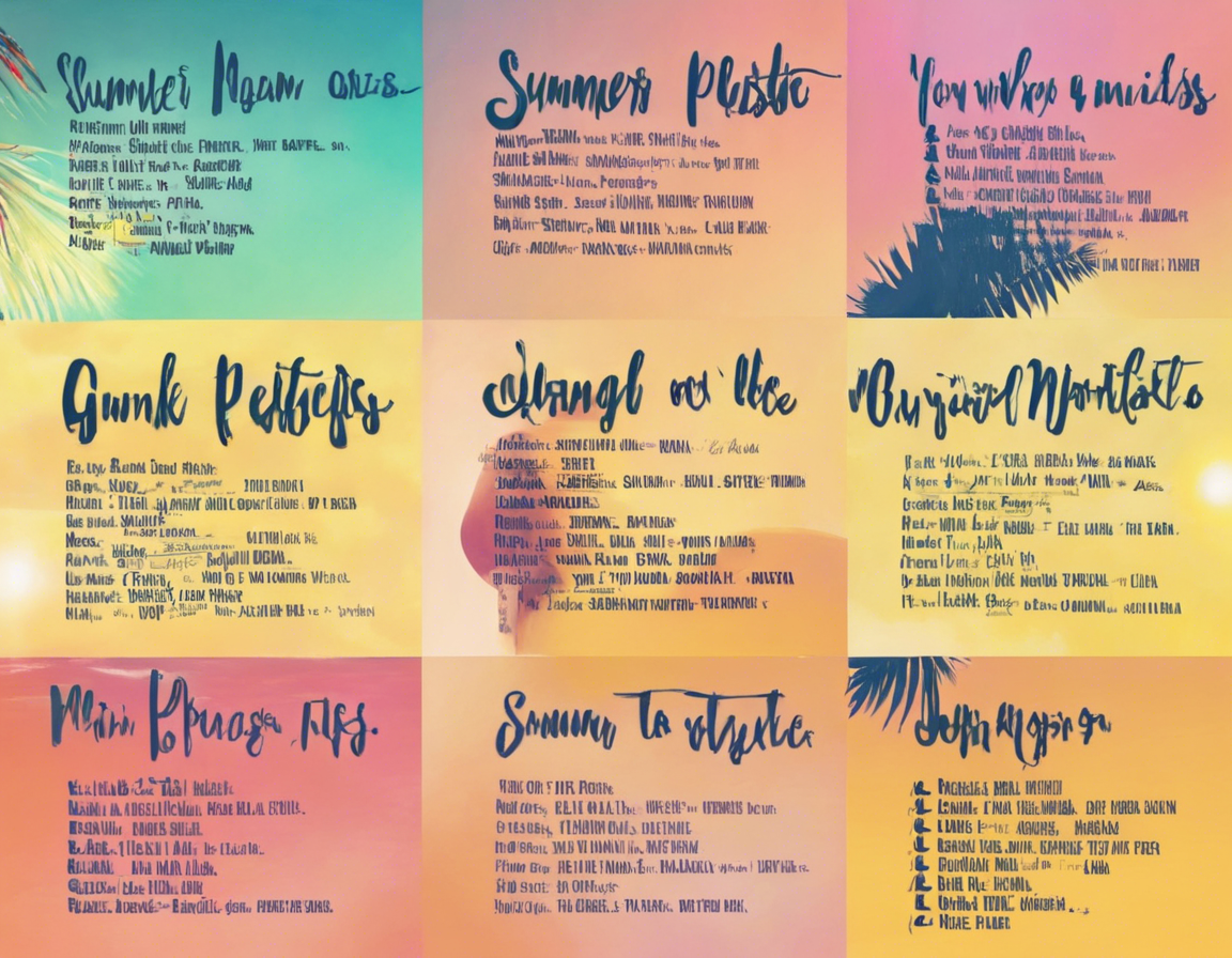 Ultimate Summer Playlist: Songs of Sunshine and Fun!